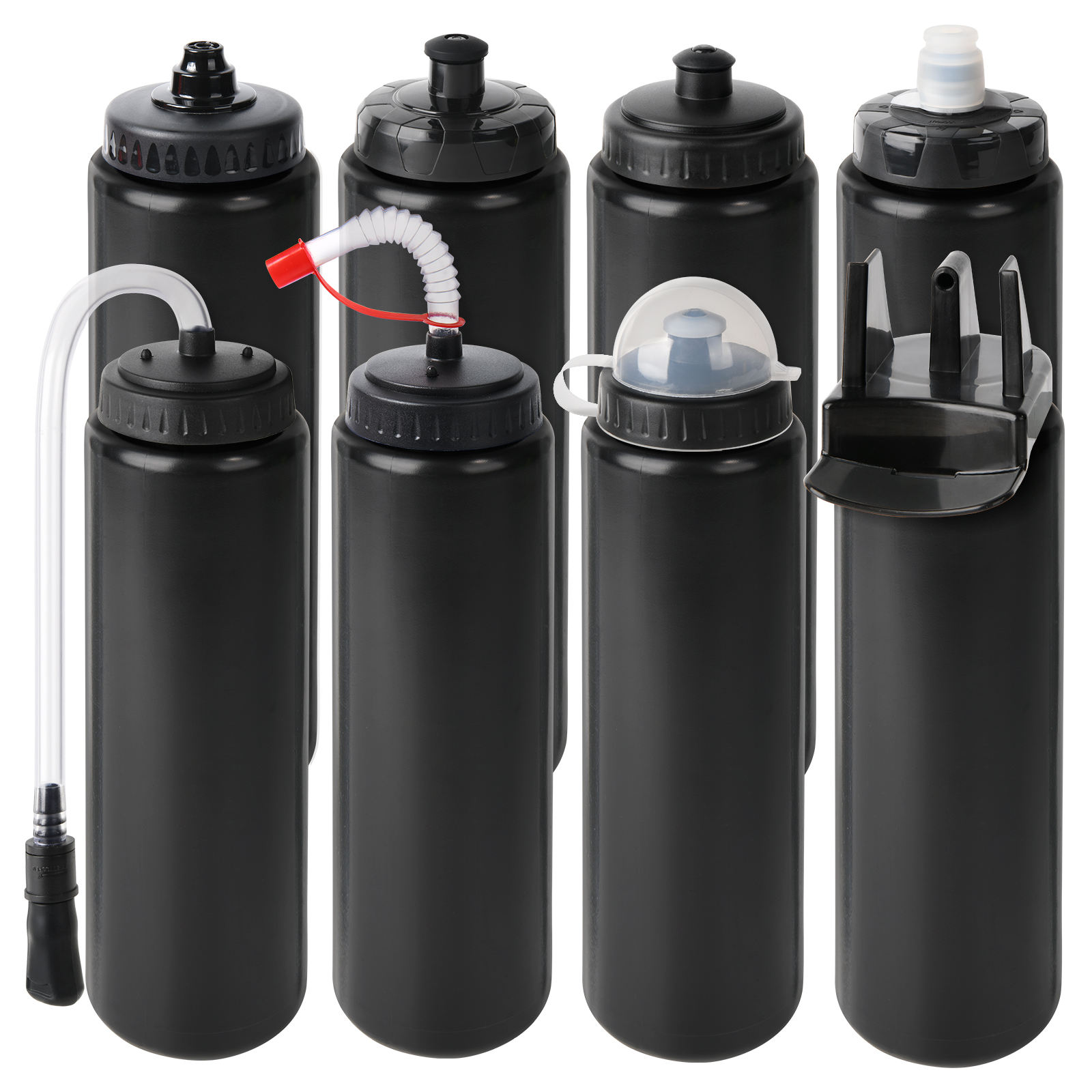 Hot Sell Tailai 1L Hygiene Sports Football Bicycle Water Bottles With a Variety of Bottle Lids